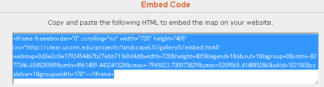 Sample Embed Code